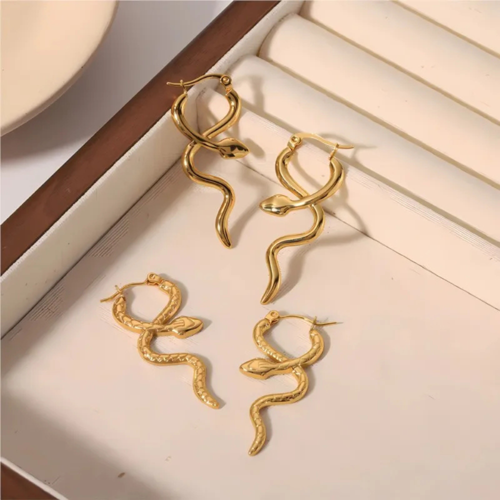 Boucles d'Oreilles forme serpent