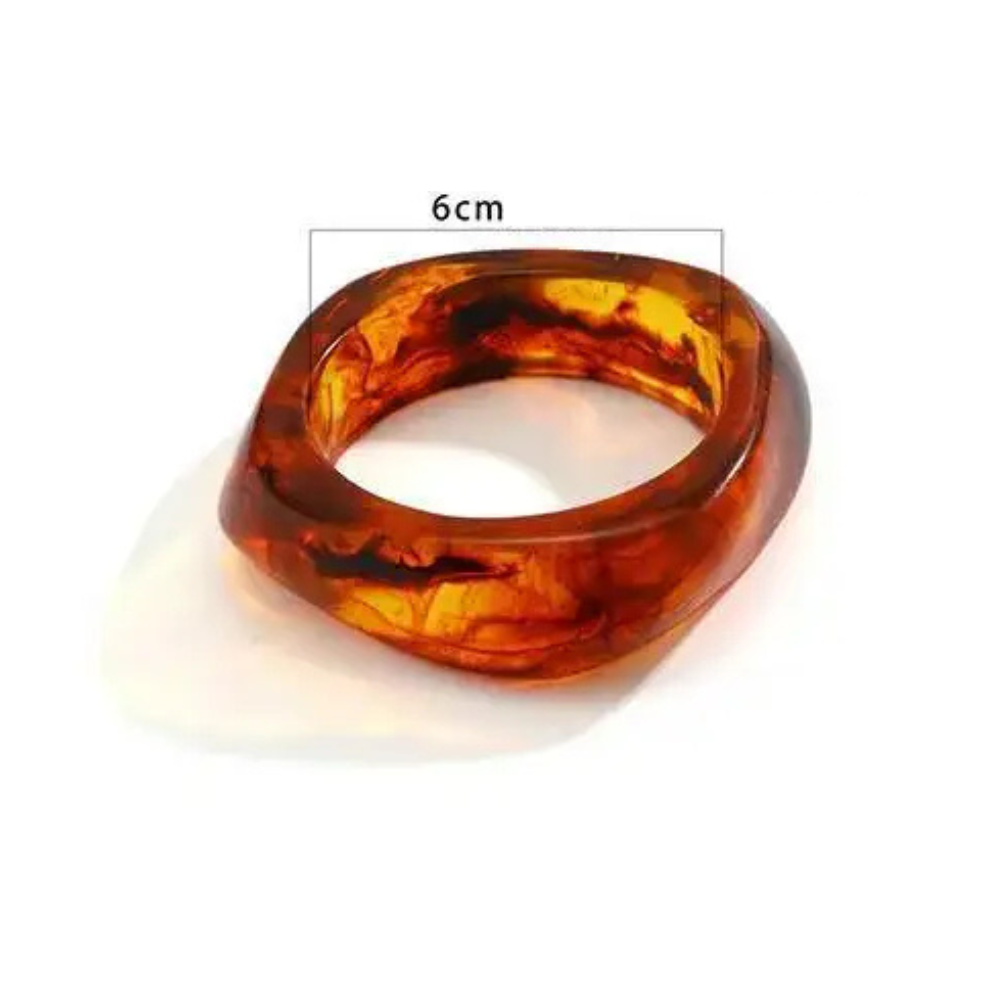 Bracelet Résine Ambre femme