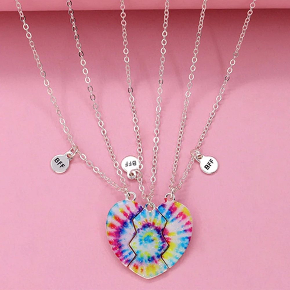 Collier bff coeur couleur