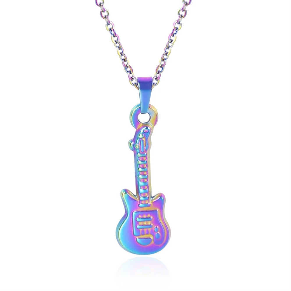 Pendentif Guitare Femme couleur