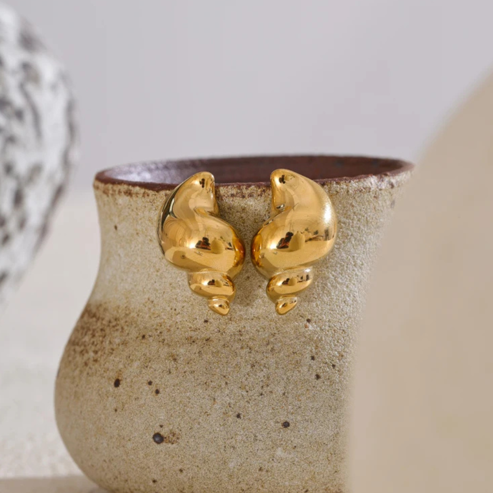 Boucles d'Oreilles Coquillage mer femme