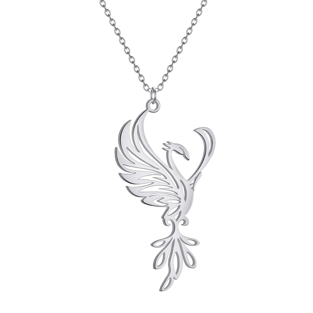 Collier Phoenix Grandiose argent