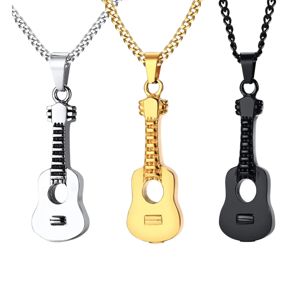 Collier Guitare Homme pendenitf