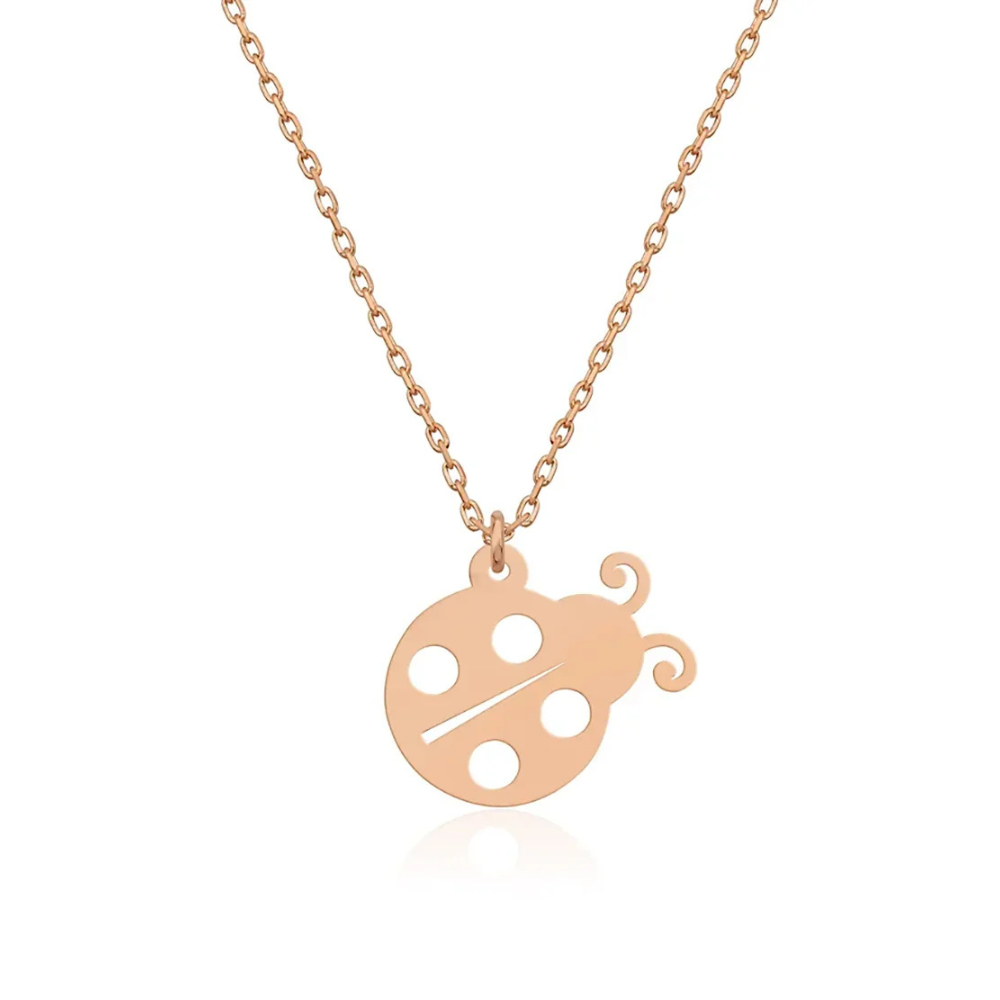 Collier Coccinelle Femme rose