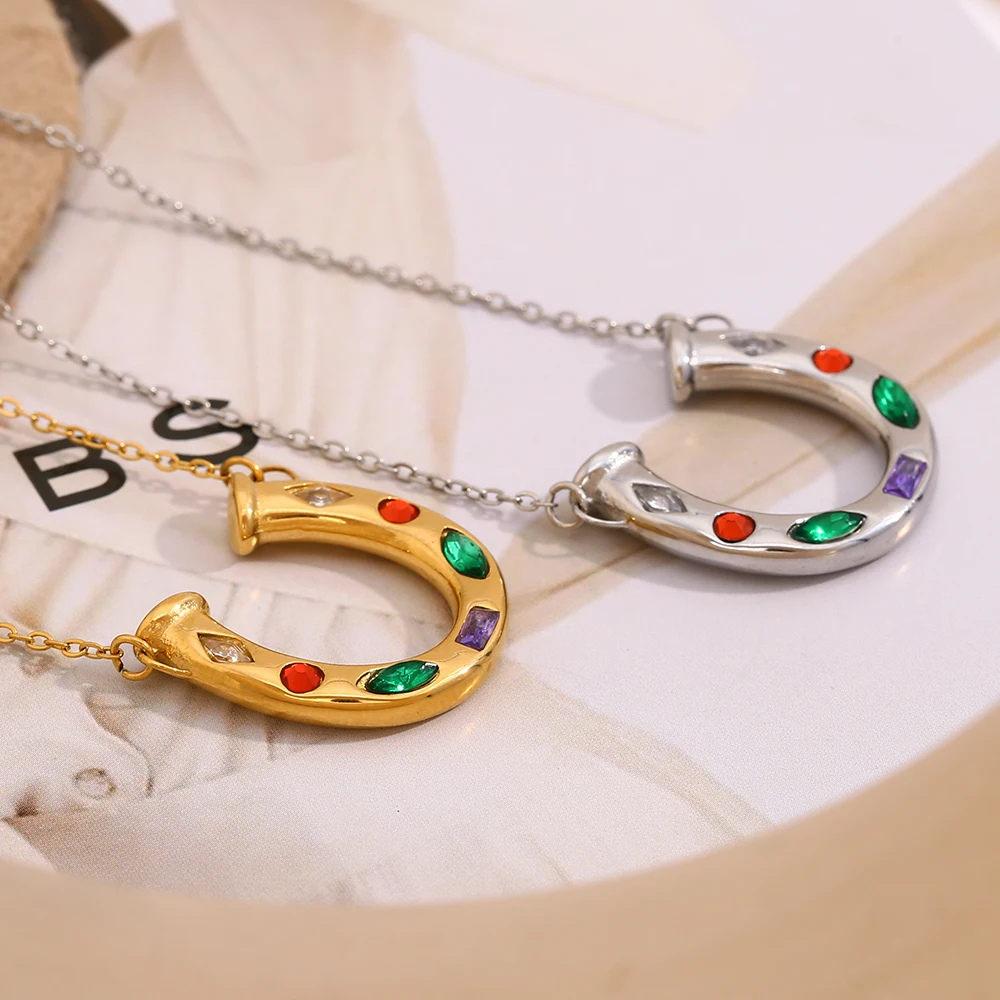 Collier Fer à Cheval Couleurs femme