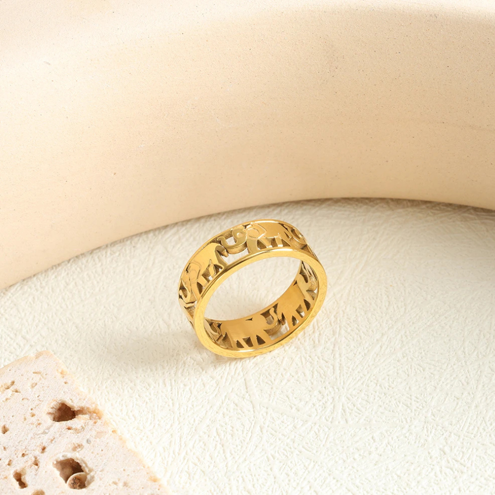 Bague Éléphant Or homme