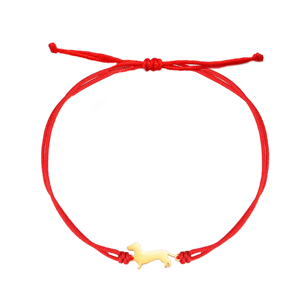 Bracelet Teckel tissu