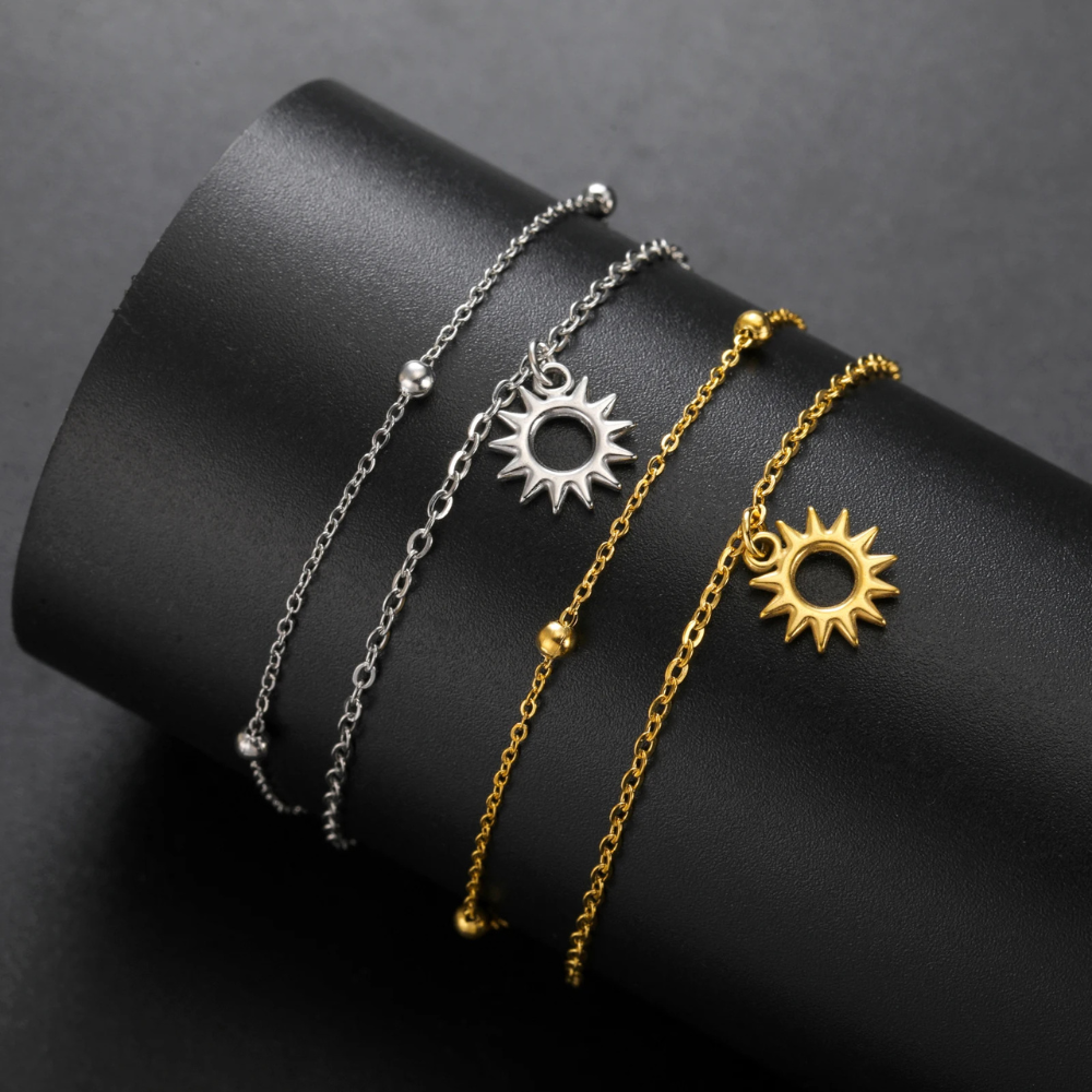 Bracelet Soleil Acier Inoxydable femme