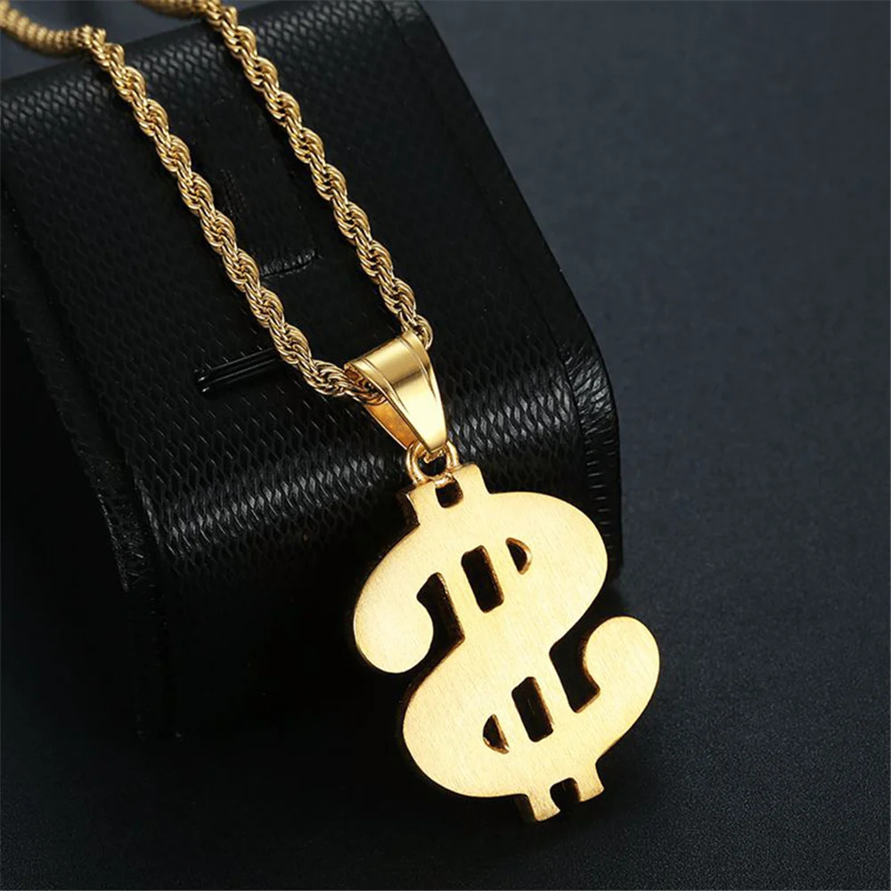 Collier Signe Dollar doré