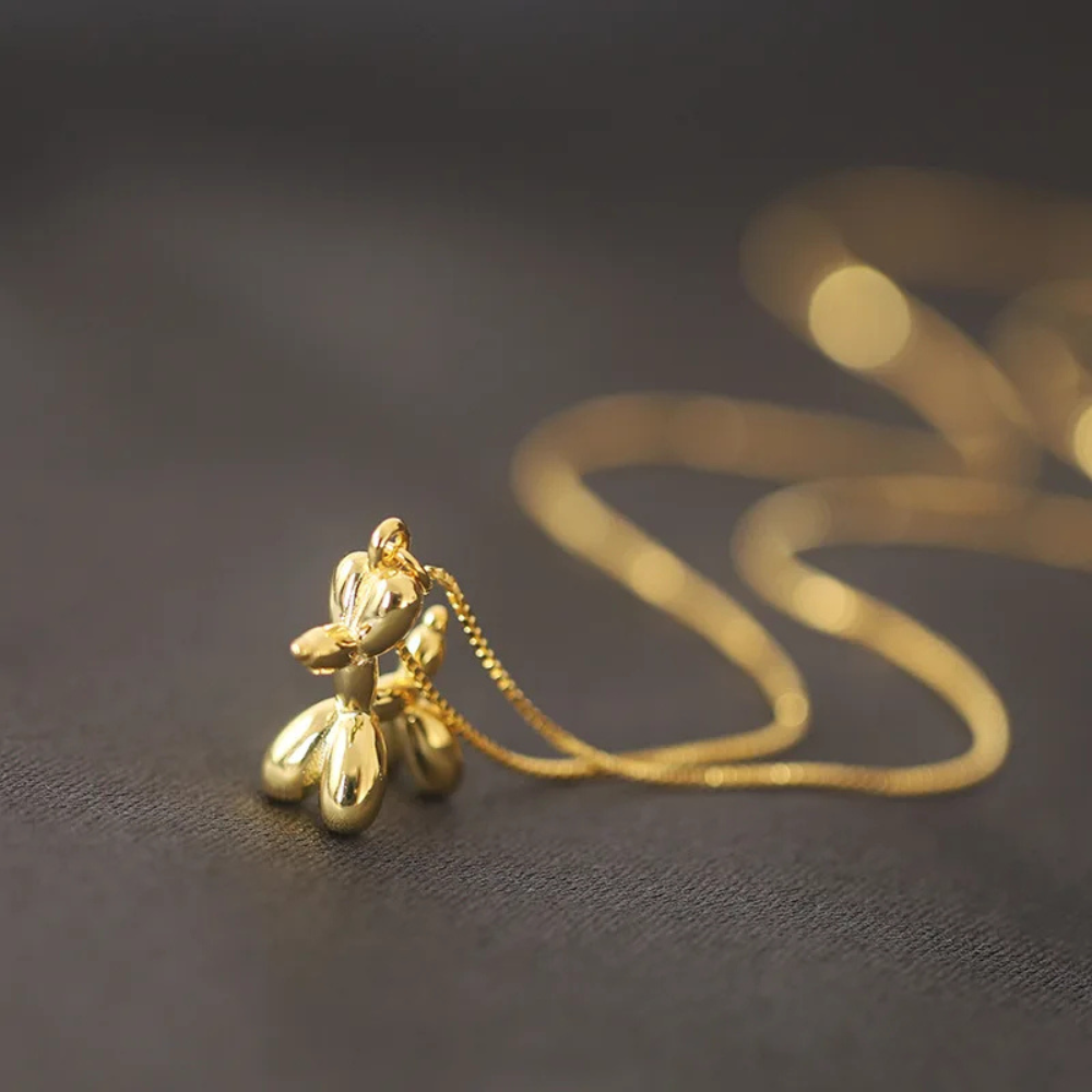 Collier Caniche doré