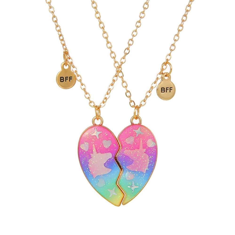 Collier BFF Coeur Licorne