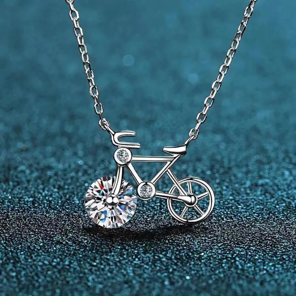 Collier Vélo solitaire brillant