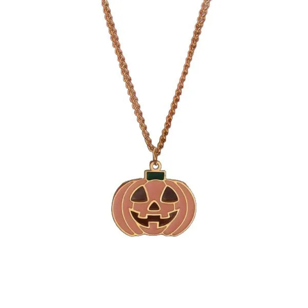 Collier Citrouille Orange