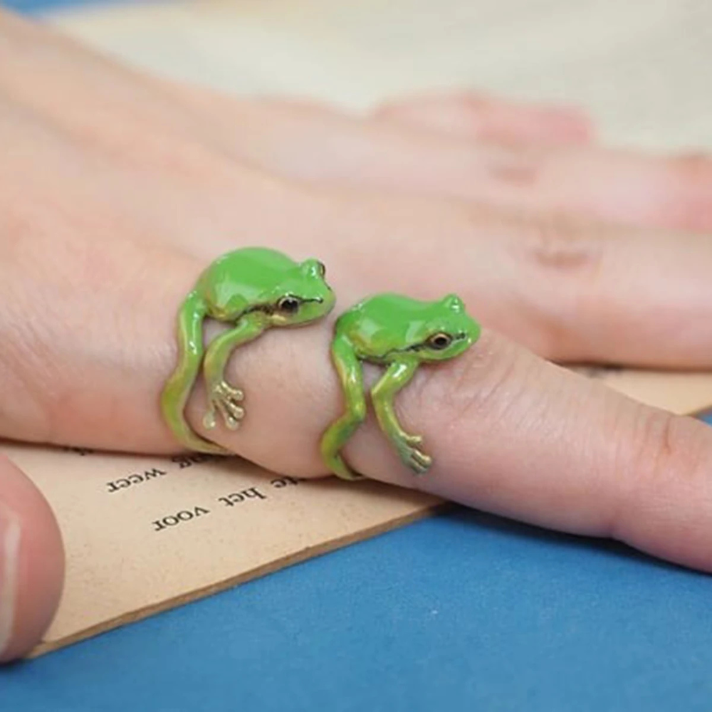 Bague Grenouille ceramique