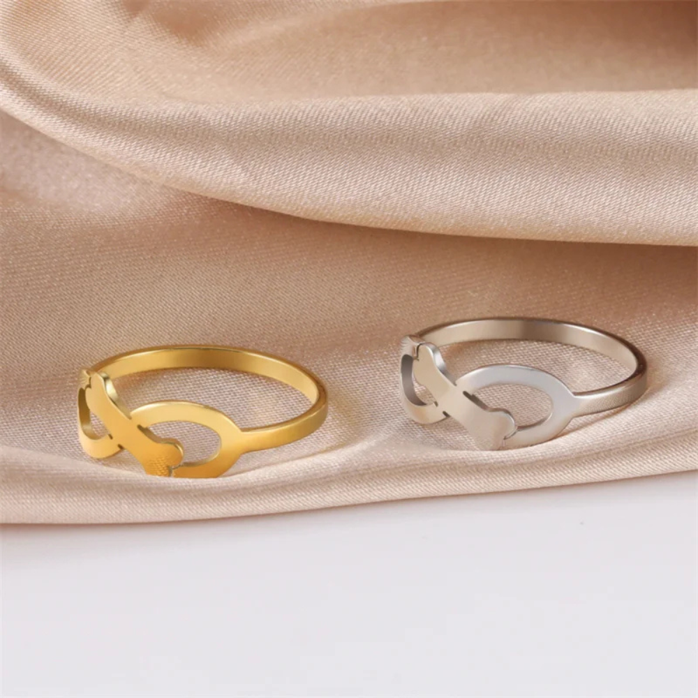 Bague Os et Infini femme