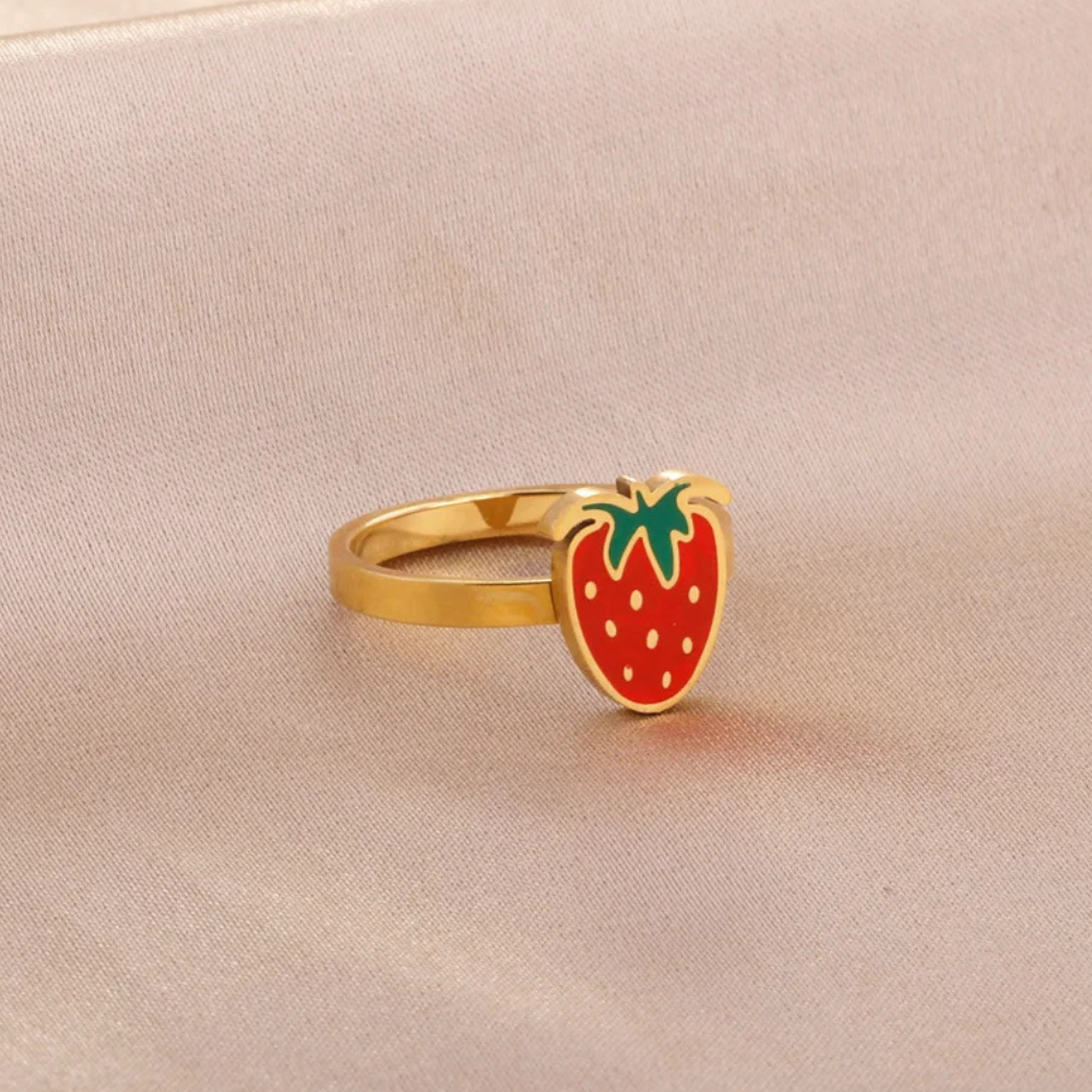 Bague grosse Fraise