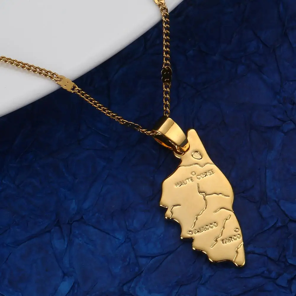 Collier Corse Or pendentif