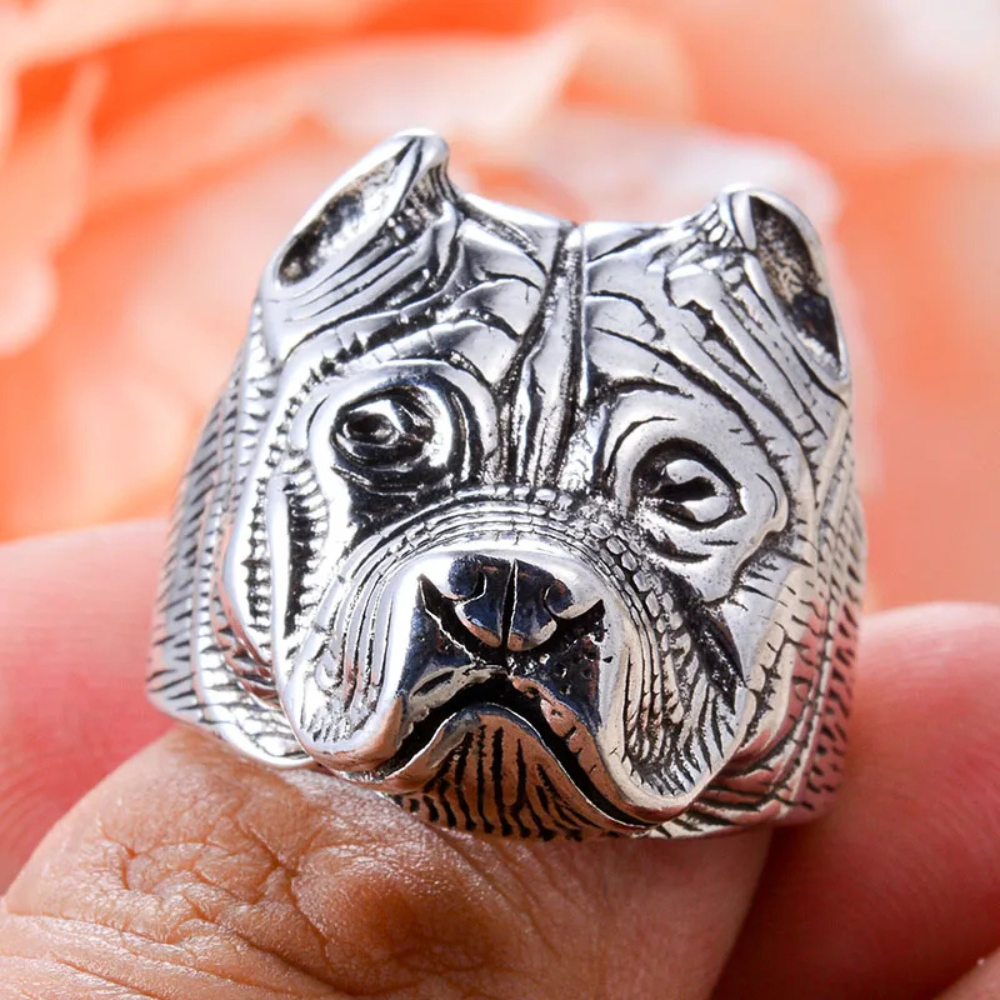 Bague Pittbull homme
