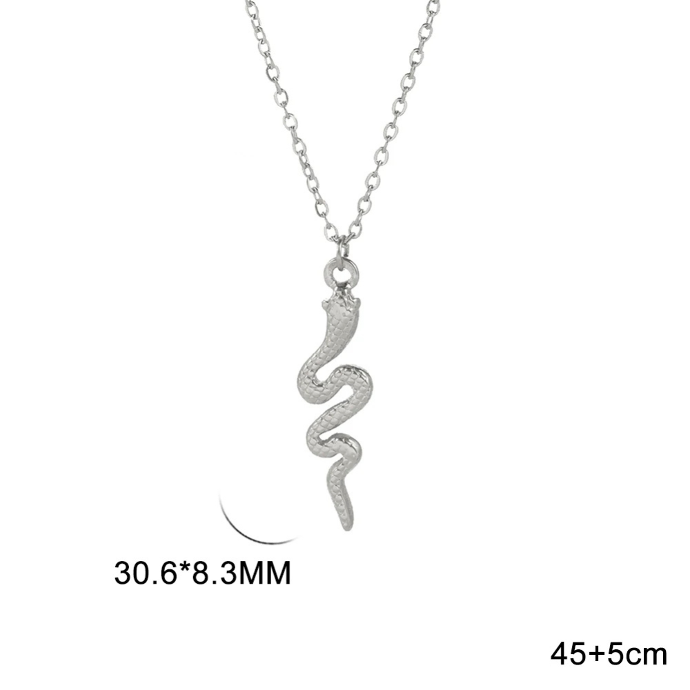 Collier Serpent Fin argent
