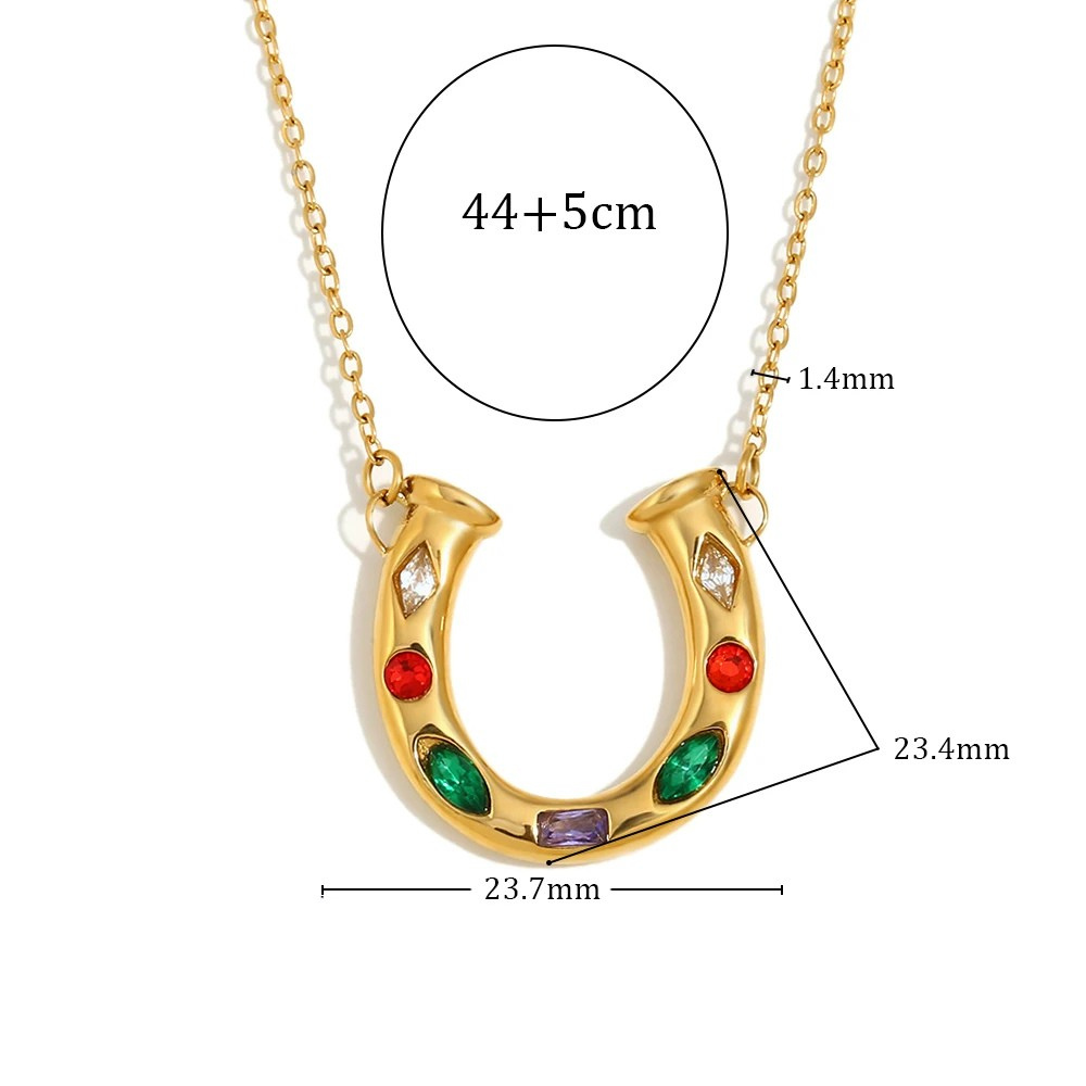 Collier Fer à Cheval strass