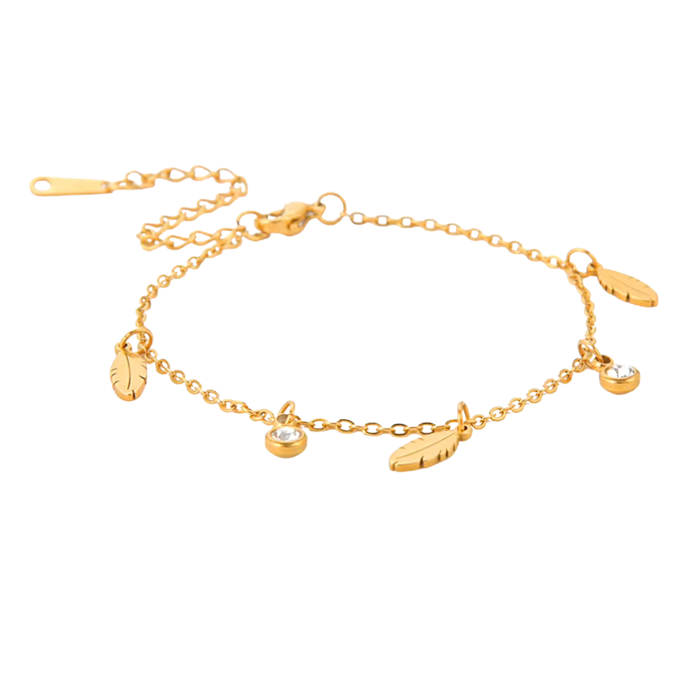 Bracelet de Plume or