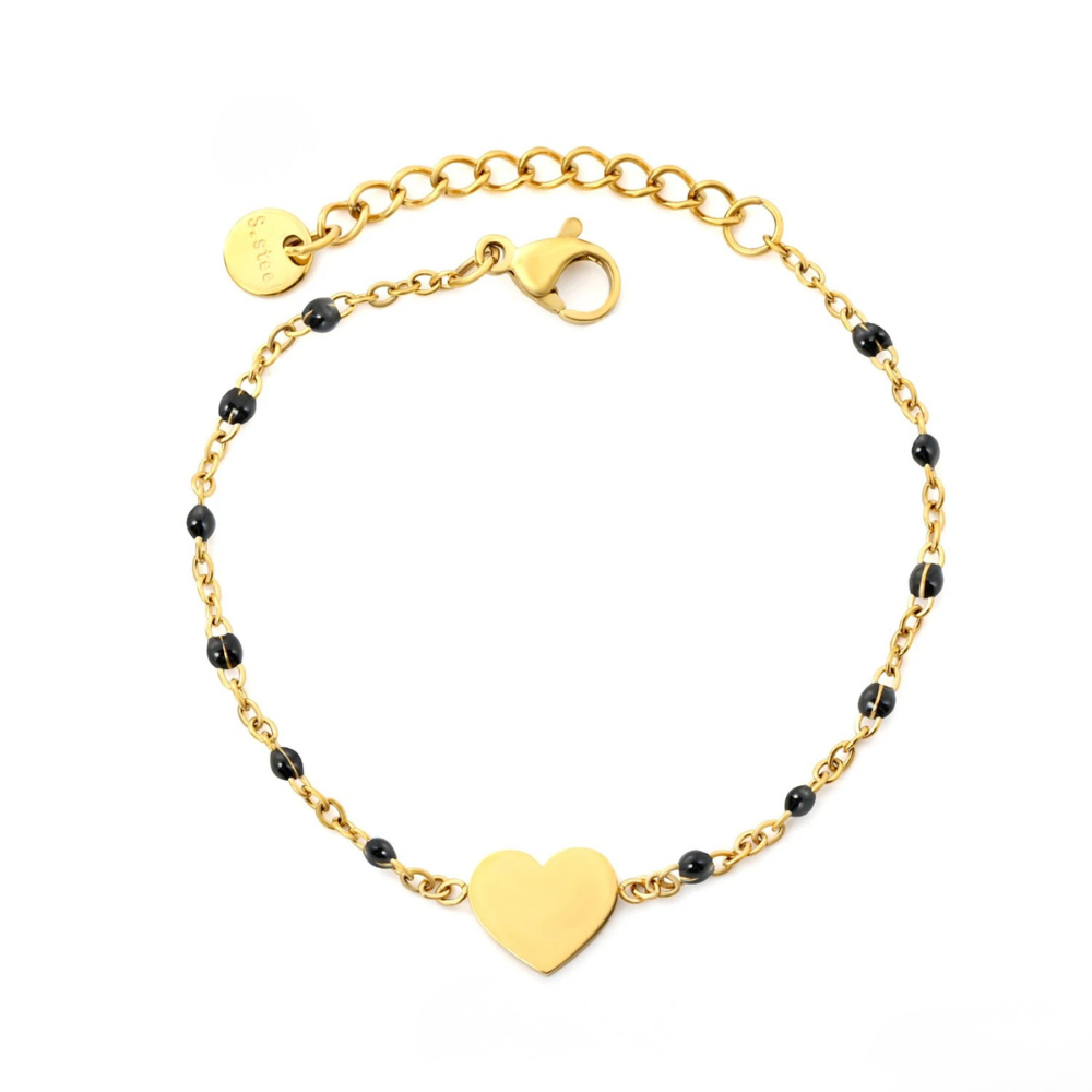 Bracelet Cœur noir