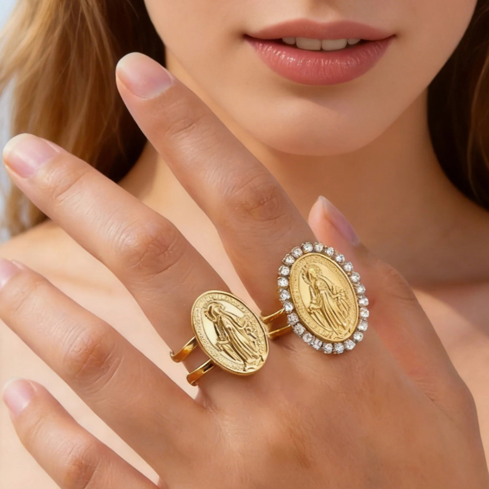 Bague Vierge Marie femme