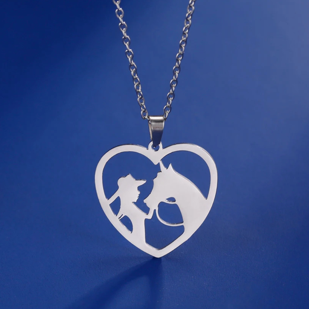 Collier Cavalière coeur
