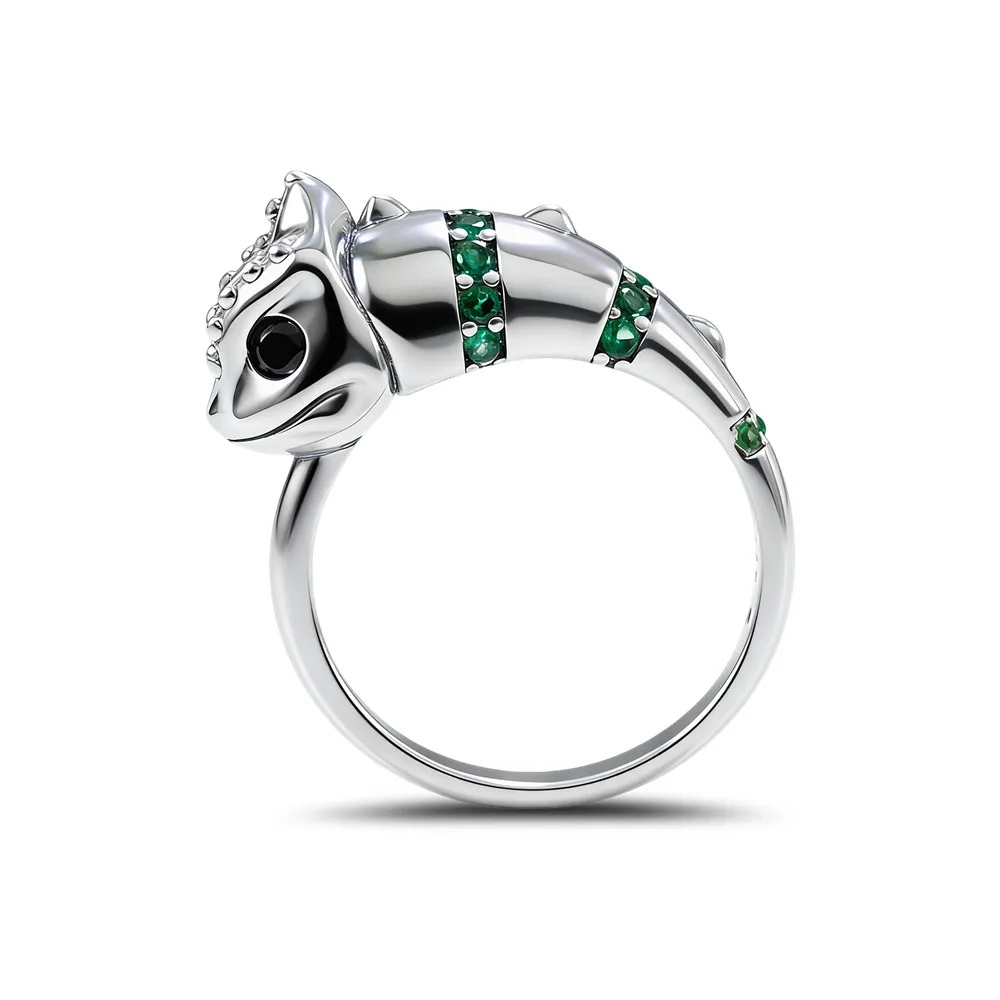 Bague Caméléon Argent Femme
