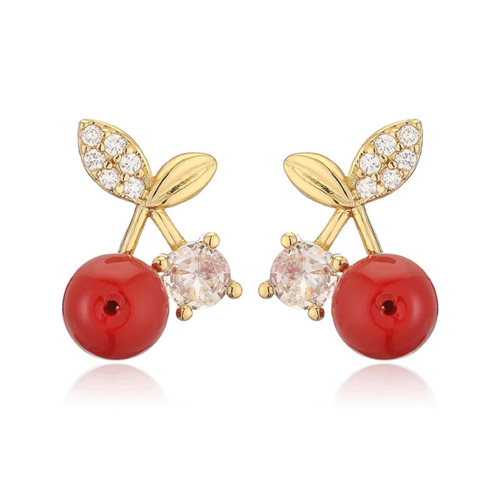 Boucles d'Oreilles Cerise Tendance pas cher