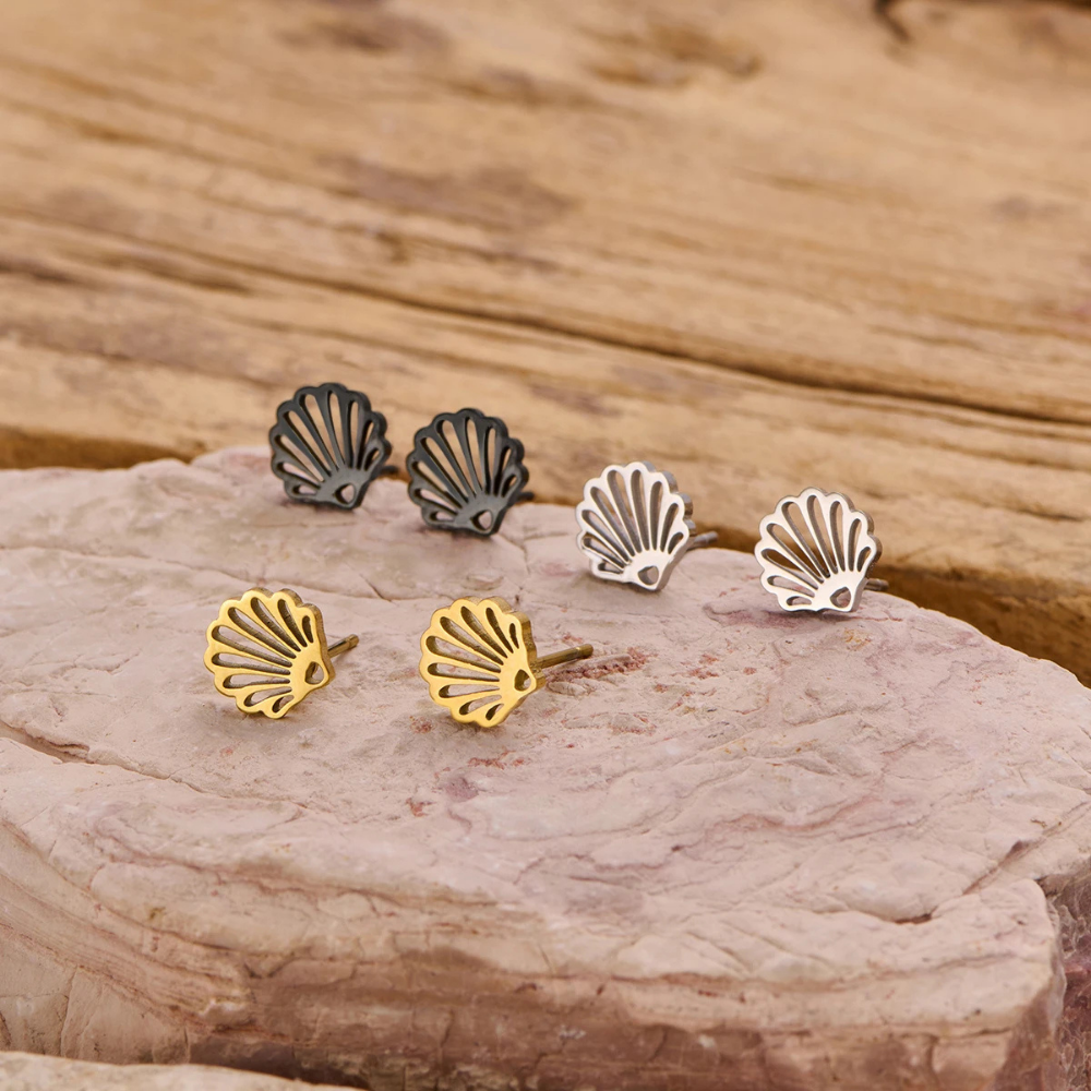 Puces d'Oreilles Mini Coquillage