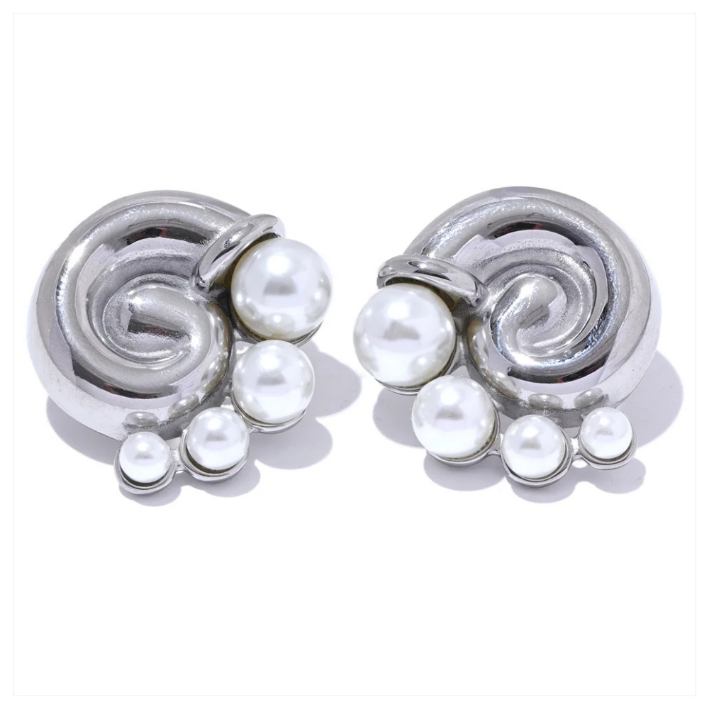 Boucles d'Oreilles Coquillage Design