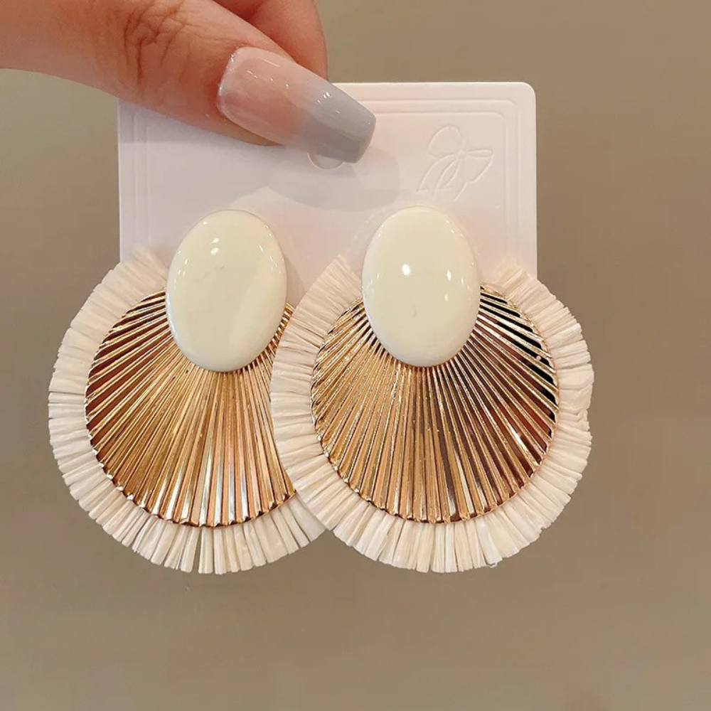 Boucles d'Oreilles Imitation Coquillage pas cher