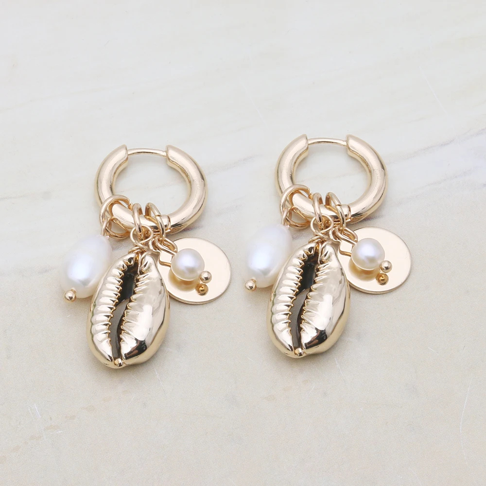 Boucles d'Oreilles Étoile de Mer Bohème pas cher