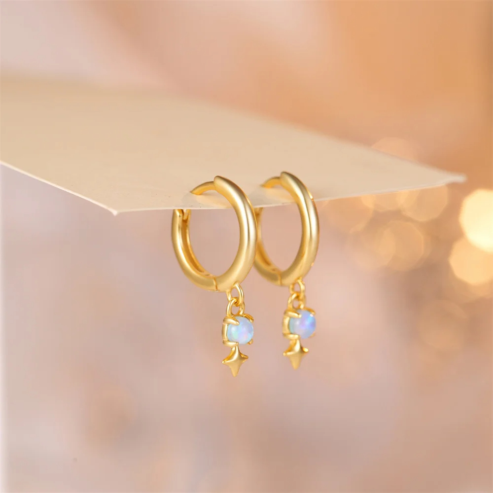 Boucles d'Oreilles Étoile Design pas cher