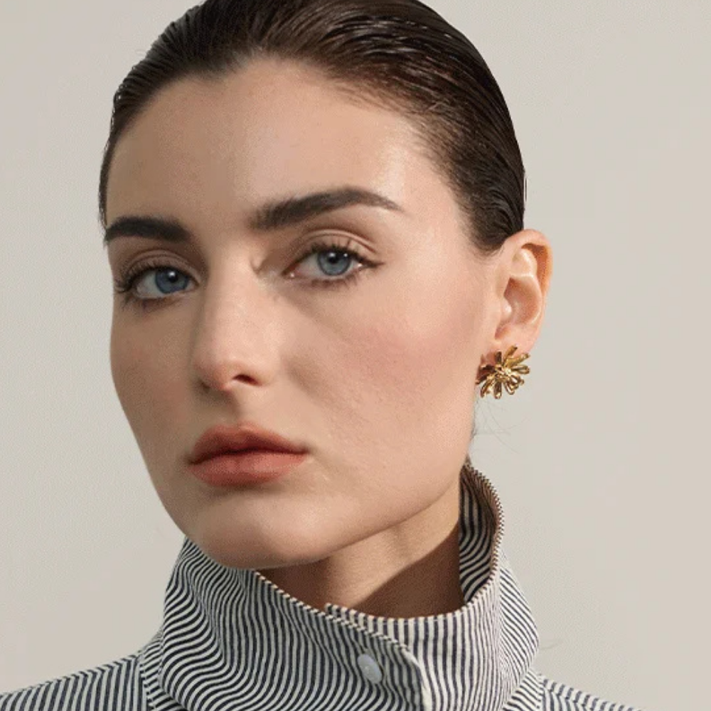 Boucles d'Oreilles Fleur Soleil pas cher
