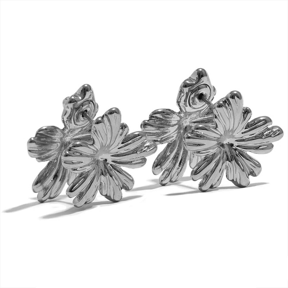 Boucles d'Oreilles Fleur Multicolore
