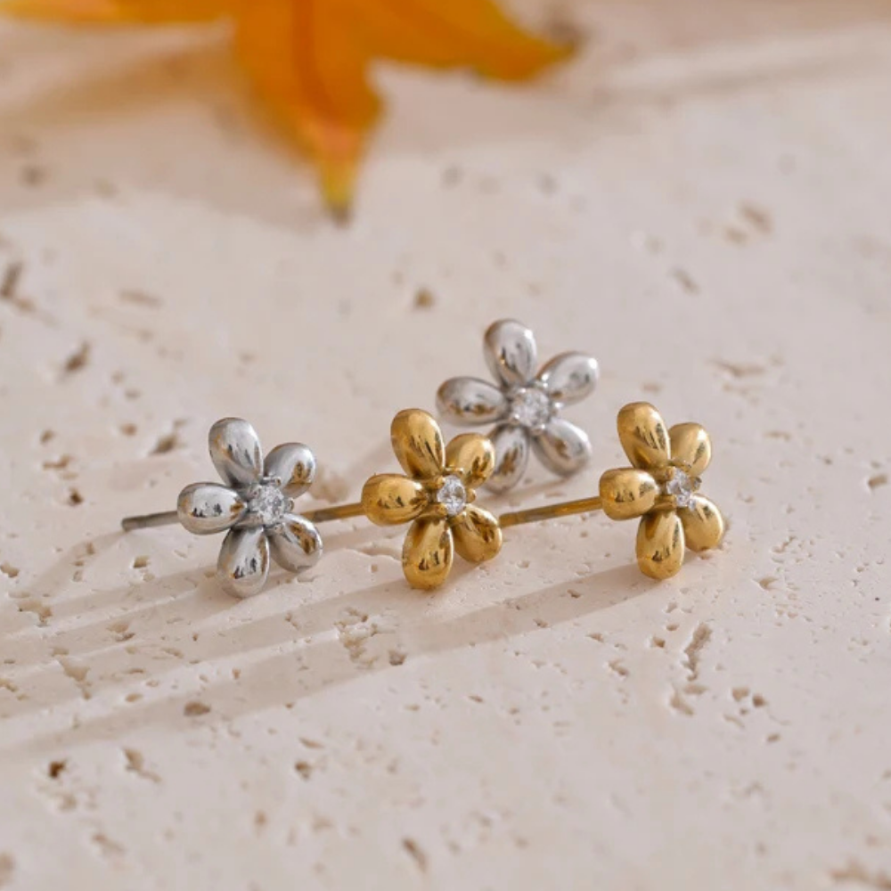 Clous d'Oreilles Fleur pas cher