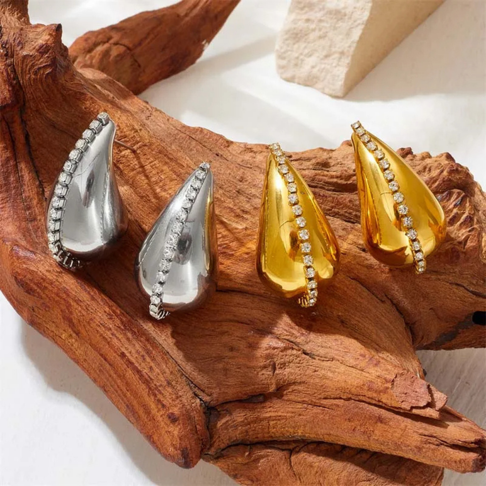 Boucles d'Oreilles Goutte Design pas cher