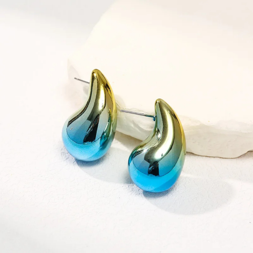 Boucles d'Oreilles Goutte Dégradé pas cher