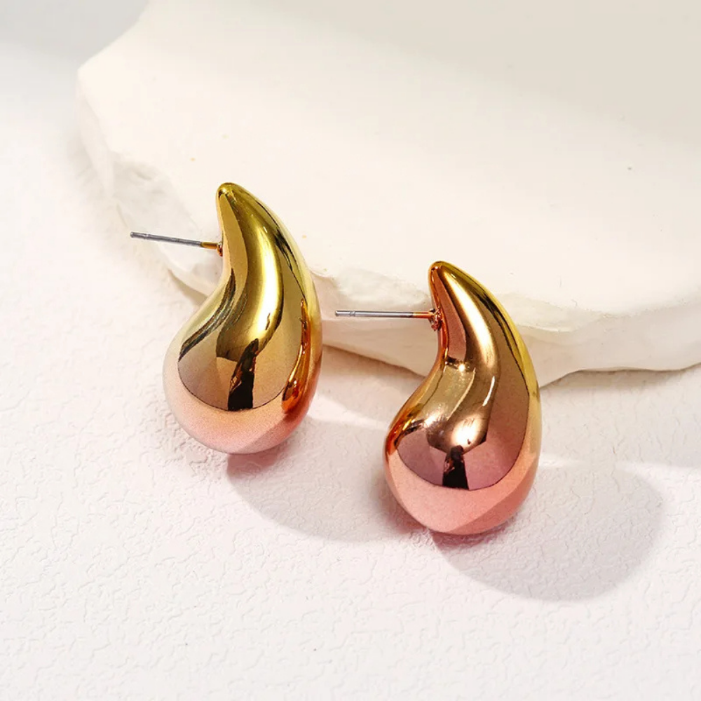 Boucles d'Oreilles Goutte Dégradé couleur