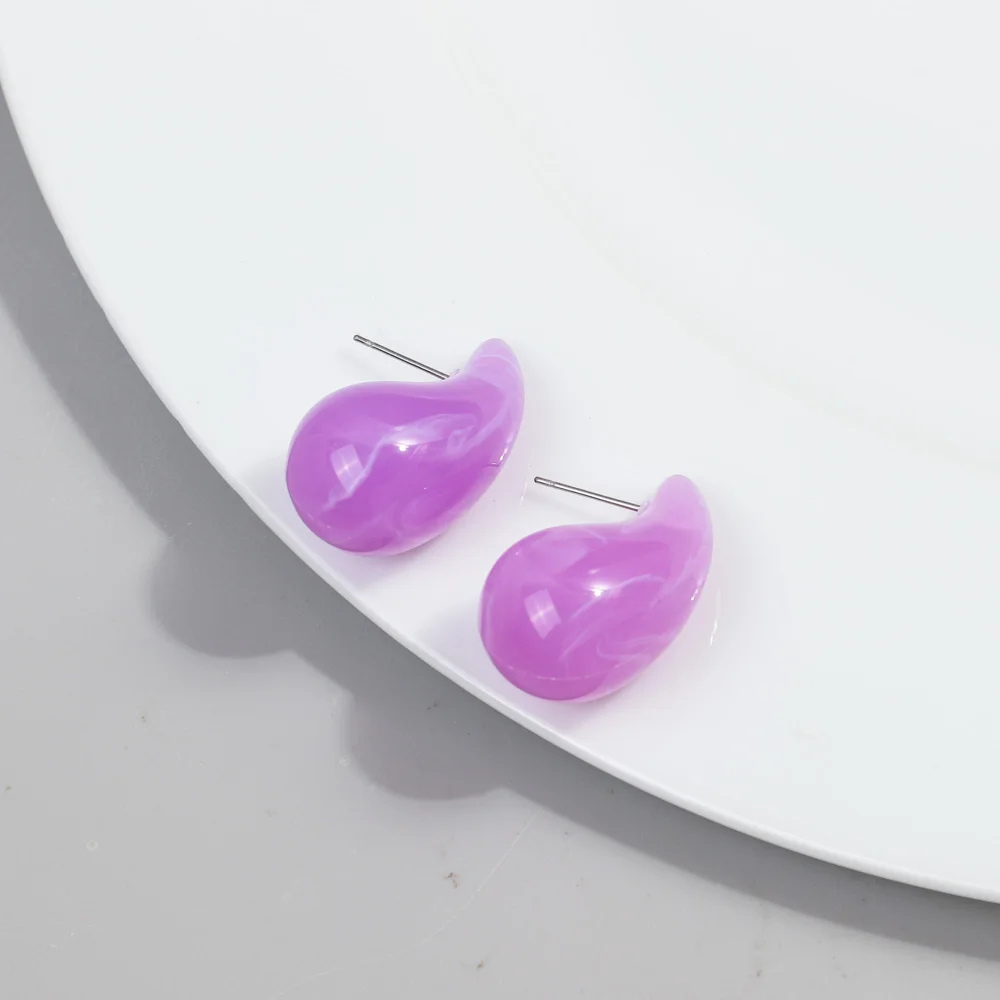 Boucles d'Oreilles Goutte Résine pas cher