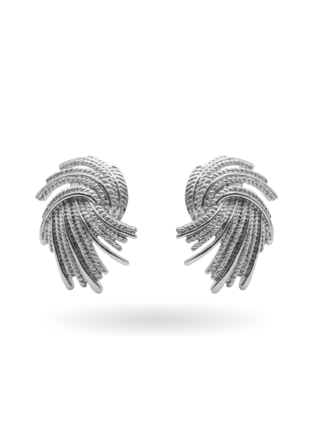 Boucles d'Oreilles Feuilles de Palmier