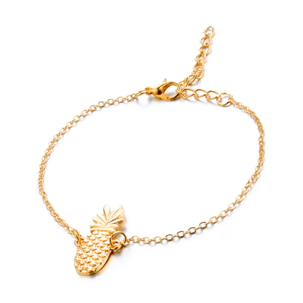 Bracelet Ananas Doré