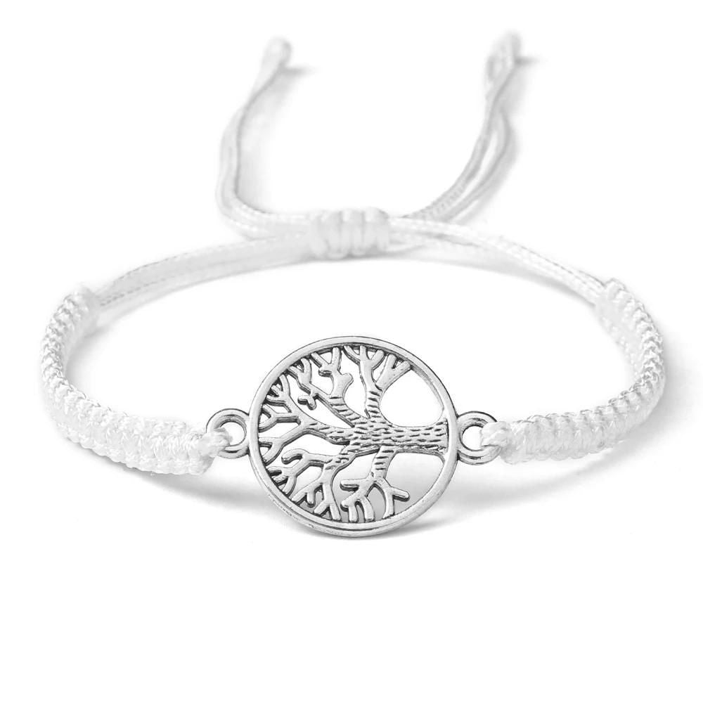 Bracelet Arbre de Vie blanc