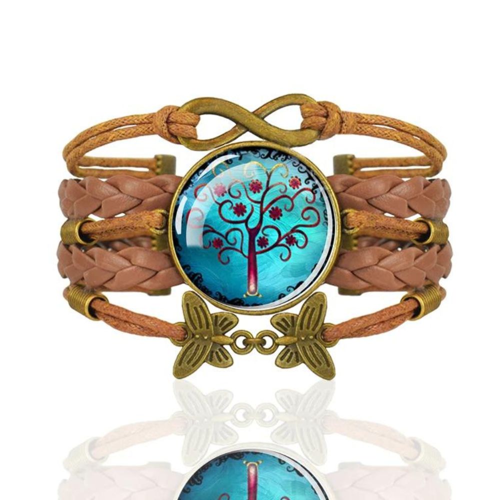 Bracelet Arbre de Vie Cuir marron