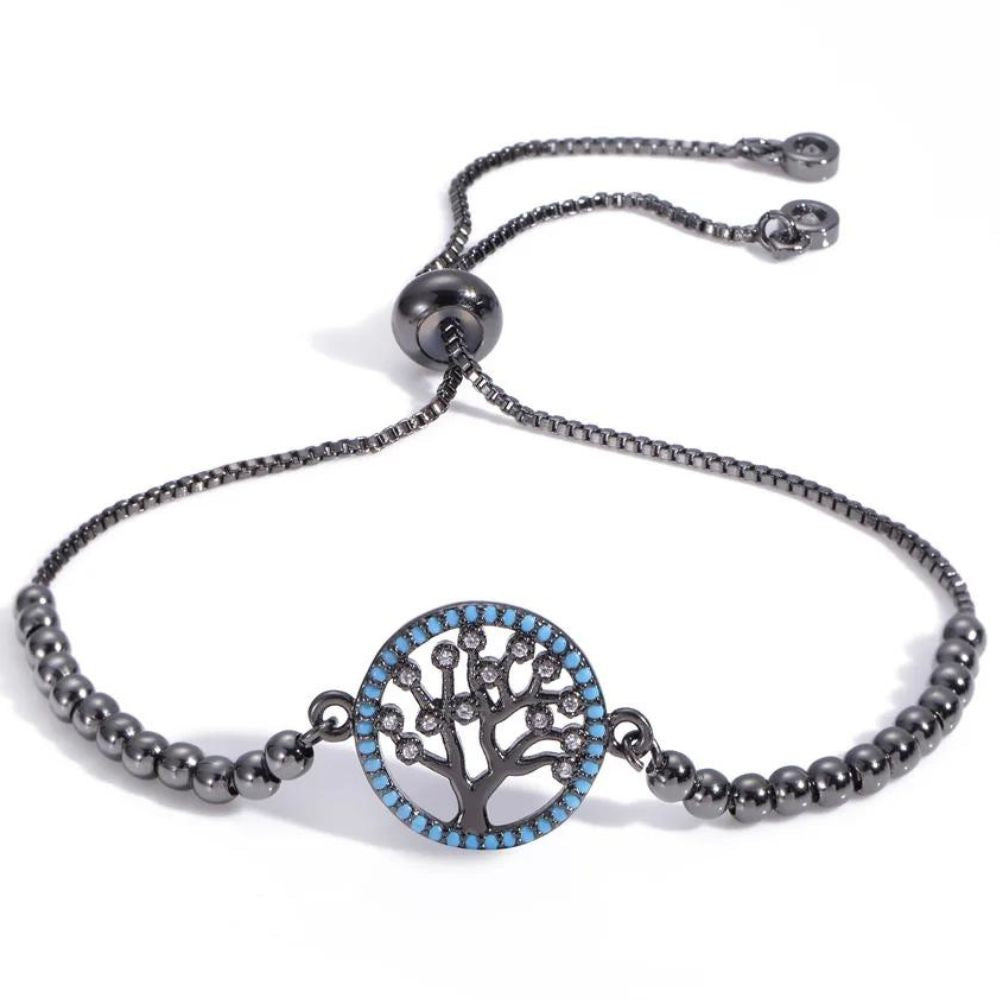 bracelet arbre de vie nola noir