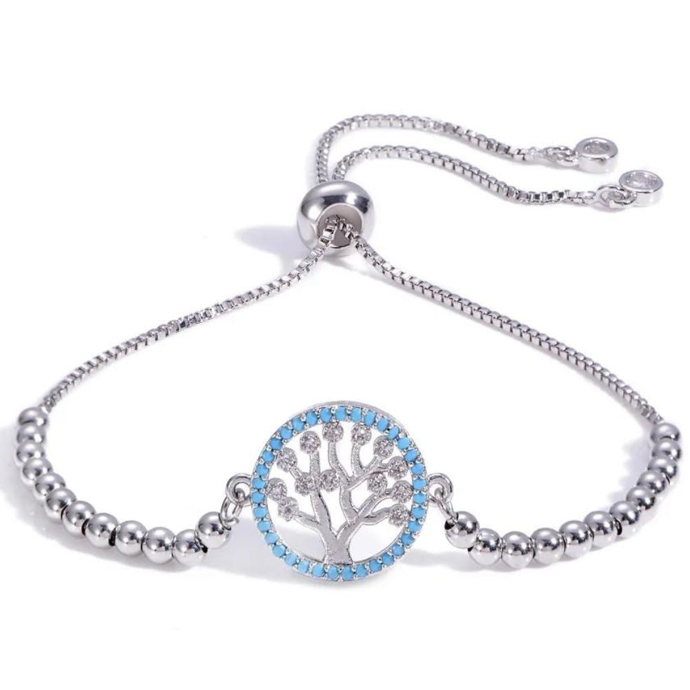 bracelet arbre de vie nola argenté