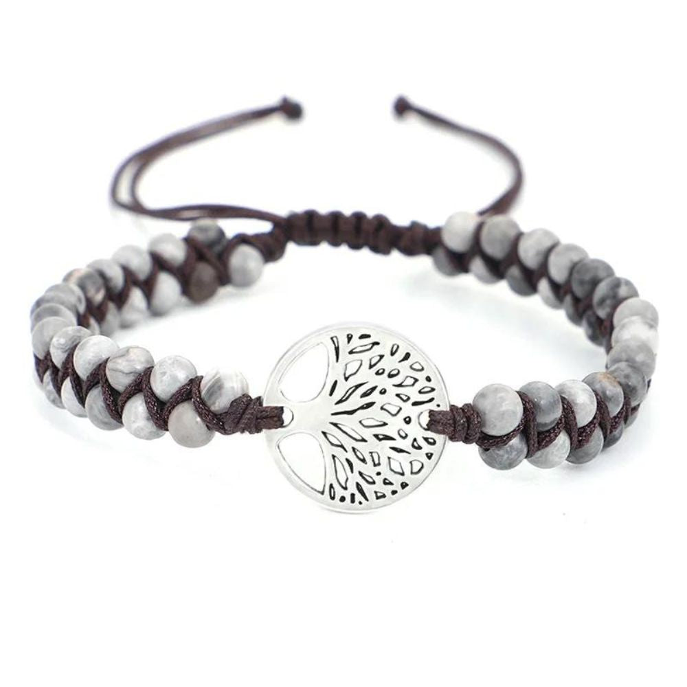 Bracelet Arbre de Vie Perles Argent