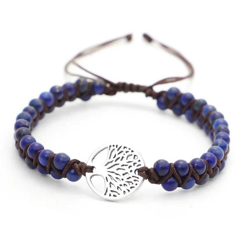 Bracelet Arbre de Vie bleu